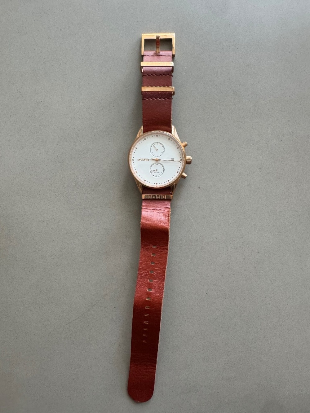MVMT Brown leather watch